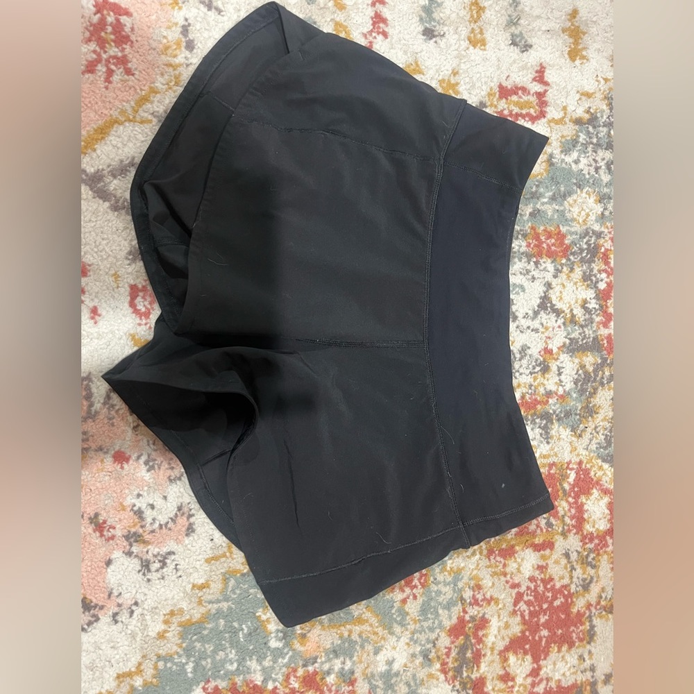 lululemon black size 4 speed up